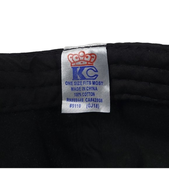 KC Tennessee Master Logger Double Snapback Cap Trucker Black Hat Patch - Picture 12 of 12